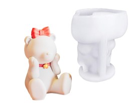 Molde silicona osito coqueto 